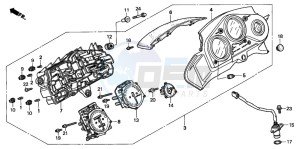 CBR600F3 drawing METER