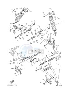 YXE700E YXE70WPXG WOLVERINE R-SPEC EPS (2MB3) drawing FRONT SUSPENSION & WHEEL