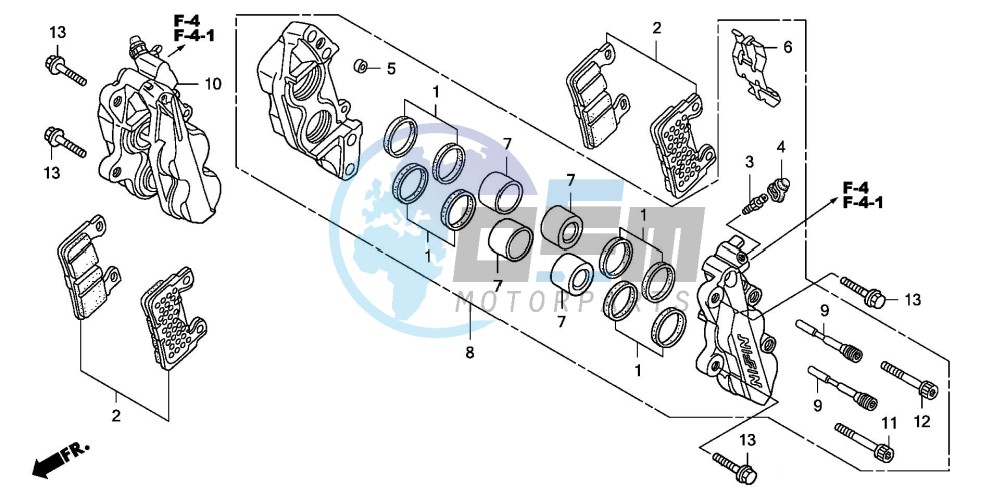 FRONT BRAKE CALIPER