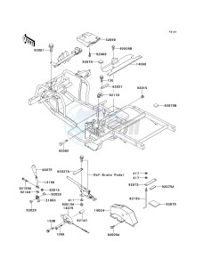 KAF 300 B [MULE 500] (B1-B2) [MULE 500] drawing FRAME FITTINGS