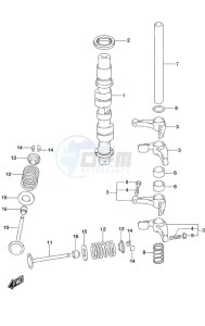 DF 9.9A drawing Camshaft w/Remote Control