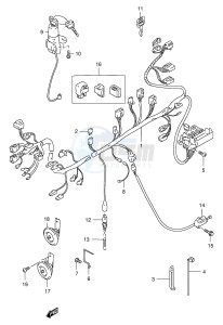 GSX400 (E30) drawing WIRING HARNESS