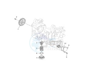 YP R X-MAX 125 drawing OIL PUMP