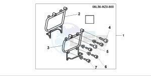 GL1500CD drawing LEATHER S.B.STAYS