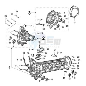 FOX M A2 BE drawing CRANKCASE