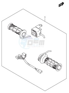 GSX-S1000F drawing OPTIONAL (GRIP HEATER SET)