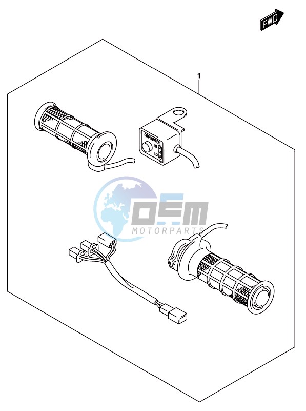 OPTIONAL (GRIP HEATER SET)