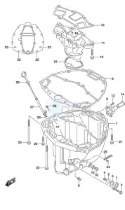 DF 225 drawing Oil Pan