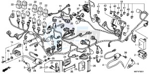 XL1000VAB drawing WIRE HARNESS (XL1000VA)