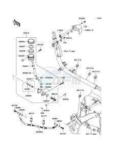 VN900_CUSTOM VN900C7F GB XX (EU ME A(FRICA) drawing Rear Master Cylinder