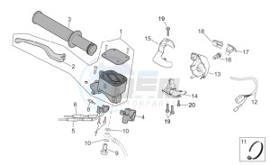 Scarabeo 300 Light e3 drawing RH controls