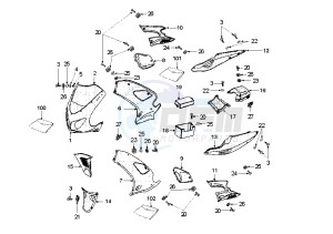 XR6 E - 50 cc drawing BODY