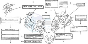 SFX50SMM drawing CAUTION LABEL