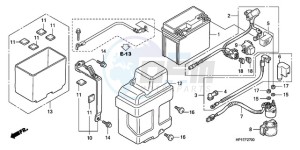 TRX450ER9 Australia - (U / SEL) drawing BATTERY