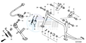 FJS600AB SilverWing ED drawing STAND