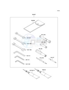 ZG 1400 A [CONCOURS 14 ABS] (8F-9F) A8F drawing OWNERS TOOLS