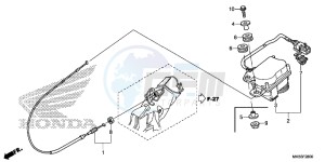 CBR1000RRG CBR1000 - Fireblade Europe Direct - (ED) drawing SERVO MOTOR