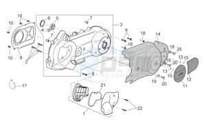 Scarabeo 125-200 e3 (eng. piaggio) drawing Starter motor