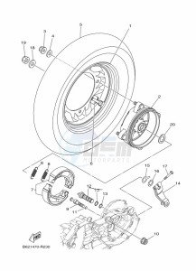 YP125RA XMAX 125 (BMJ1) drawing RADIATOR & HOSE