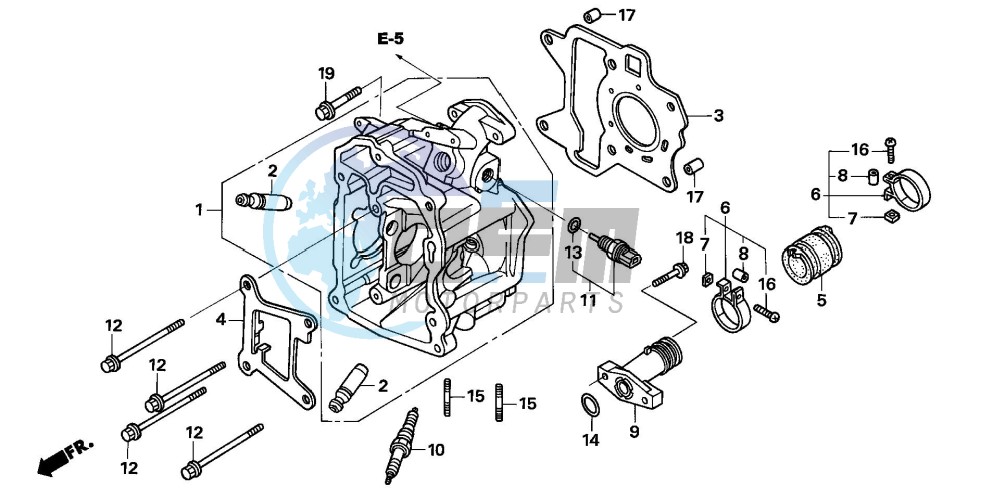 CYLINDER HEAD (NPS505/6)