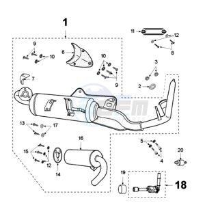 FIGHT 4 50 2T PURE drawing EXHAUST