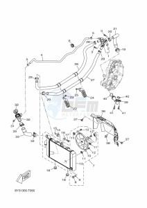 CZD250-A  (BFR2) drawing RADIATOR & HOSE