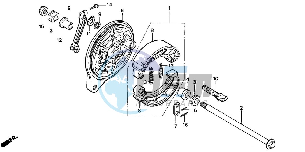 REAR BRAKE PANEL