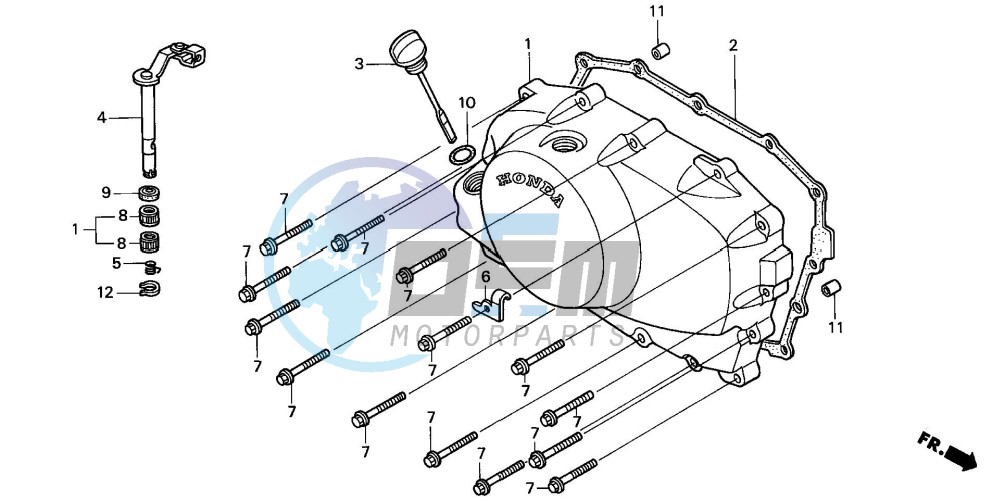 RIGHT CRANKCASE COVER