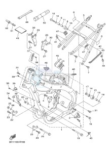 YZ450F (B111 B112 B113 B114) drawing FRAME