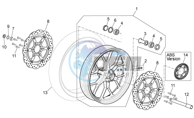 Front wheel