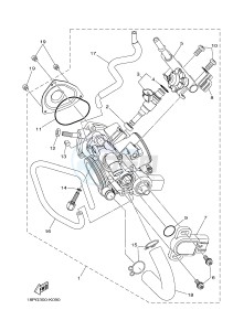 YFZ450R YFZ45YSSH YFZ450R SPECIAL EDITION (BW24) drawing THROTTLE BODY ASSY 1