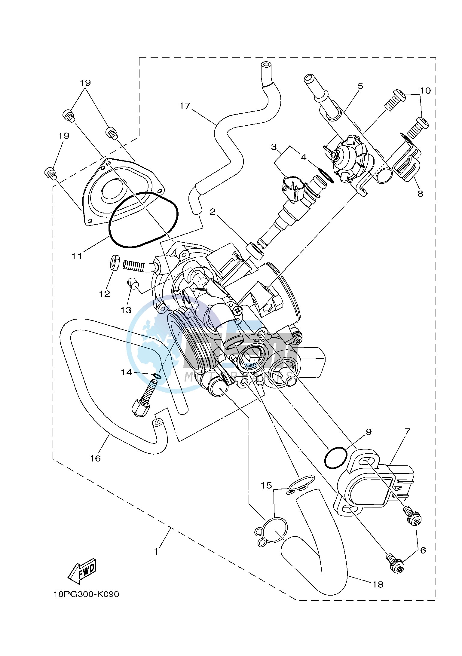 THROTTLE BODY ASSY 1