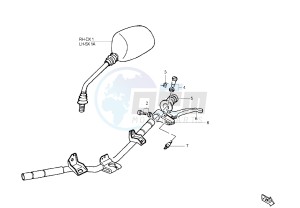 NRG EXTREME 50 drawing Rear brake control