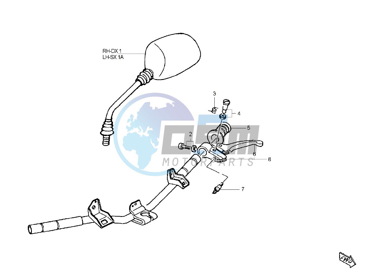 Rear brake control