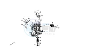 FIDDLE III 50 L4-L6 drawing CRANKCASE RIGHT / START MOTOR