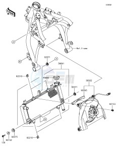 NINJA 650 EX650KJFA XX (EU ME A(FRICA) drawing Radiator