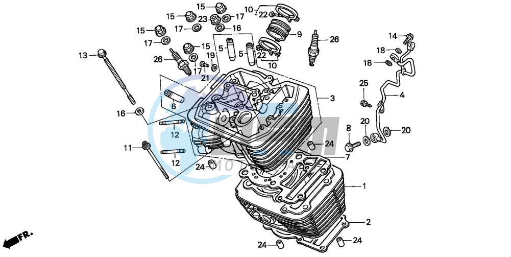 CYLINDER/CYLINDER HEAD (FRONT)