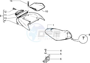 NRG 50 Extreme ZAPC220-210 drawing Saddle