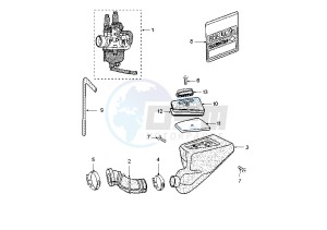 XR6 E - 50 cc drawing INTAKE