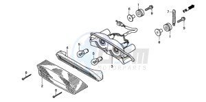 CB1100SF drawing TAILLIGHT