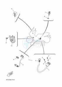 YP125RA XMAX 125 ABS (BGU2) drawing FLASHER LIGHT