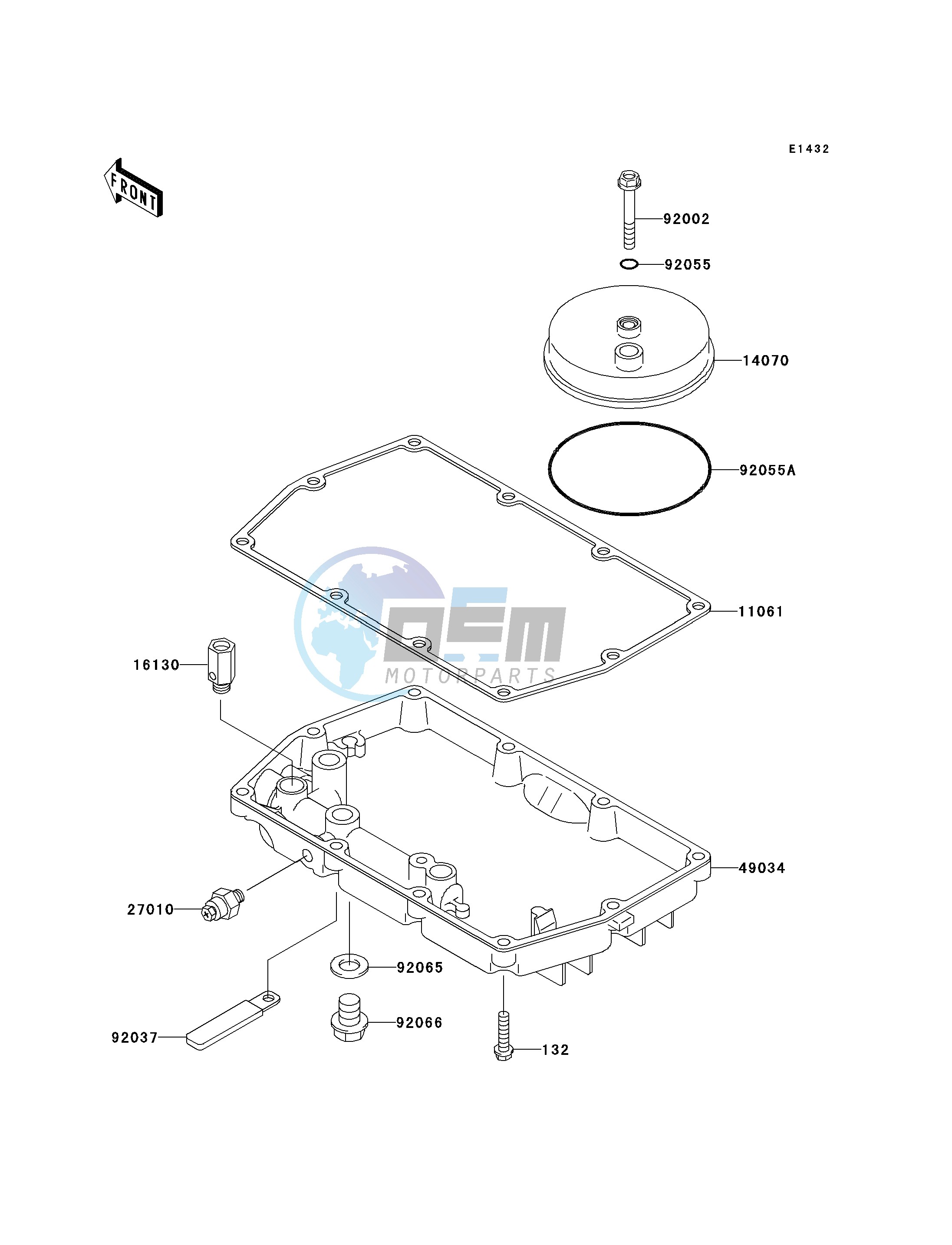 BREATHER COVER_OIL PAN