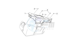 Sonic 50 Air drawing Front body II - Dashboard holder