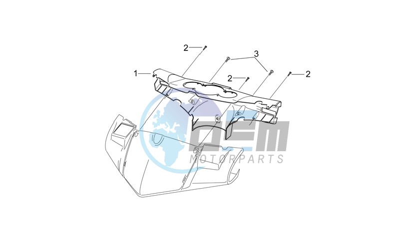 Front body II - Dashboard holder