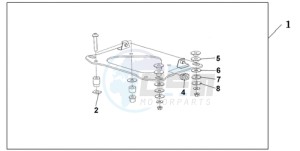 NT700VAA France - (F / ABS) drawing KIT CARRIER BRKT