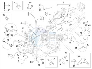 MP3 500 MAXI SPORT BUSINESS ADVANCED E4 ABS (EMEA) drawing Main cable harness