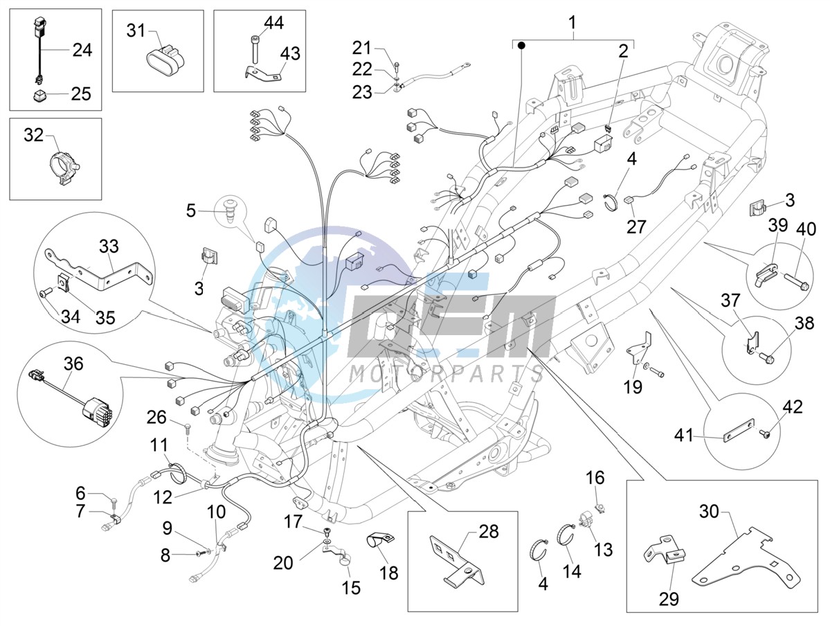 Main cable harness