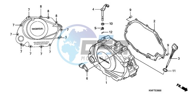 RIGHT CRANKCASE COVER