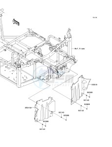 KRF 750 F [TERYX 750 4X4 NRA OUTDOORS] (F8F) F8F drawing FLAP