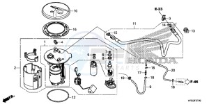 TRX420FE1E TRX420 Europe Direct - (ED) drawing FUEL PUMP